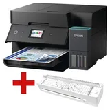 Epson Multifunktionsdrucker »EcoTank ET-4950« inkl. Laminiergerät »OL 220-C« A4 schwarz, 37.5x24x34.7 cm