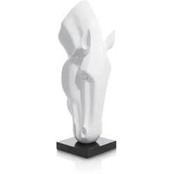 Coco Maison Horse Head Figur H107cm - Weiß