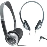 TronicXL Fernseh Kopfhörer 6m langes Kabel Kopfbügel kompatibel mit für Fernseher Samsung LG Sony Toshiba DYON JVC Philips Apple iPad iMac Computer etc Stereokopfhörer Headphones Klinkenstecker