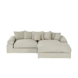smart Ecksofa  Lionore ¦ grau ¦ Maße (cm): B: 265 H: 86 T: 203.0