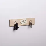 WOODS Schlüsselbrett Holz magnetisch I Schlüsselablage I magnetische Messerleiste I Wanddekoration aus Holz handgefertigt in Bayern I Schlüssel Aufhänger Home I Schlüsselhalter (Ahorn, 30 cm)