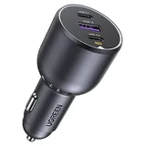 UGREEN 130W 3-Port Car Charger Schwarz