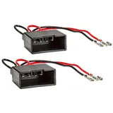 tomzz Audio 7104-002-2 Lautsprecheradapter (2er Set) auf DIN kompatibel mit BMW 1er 3er 5er X1 X3 X5 X6 Midrange Tweeter
