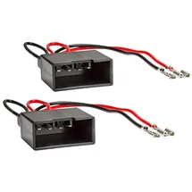 tomzz Audio 7104-002-2 Lautsprecheradapter (2er Set) auf DIN kompatibel mit BMW 1er 3er 5er X1 X3 X5 X6 Midrange Tweeter