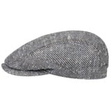 Stetson Flat Cap (1-St) Schirmmütze mit Schirm, Made in Germany blau|braun 62 cm