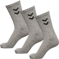 hummel 3-Pack Basic Socken - grau-41-45