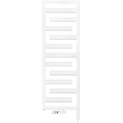 Zehnder Hybridheizkörper „Tetris“ 50 × 158,8 cm in Traffic Black (RAL 9017)