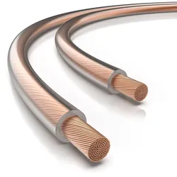 Primewire Lautsprecherkabel - OFC -  2 x 2,5 mm2 Boxenkabel - Polaritätskennzeichnung - 15m