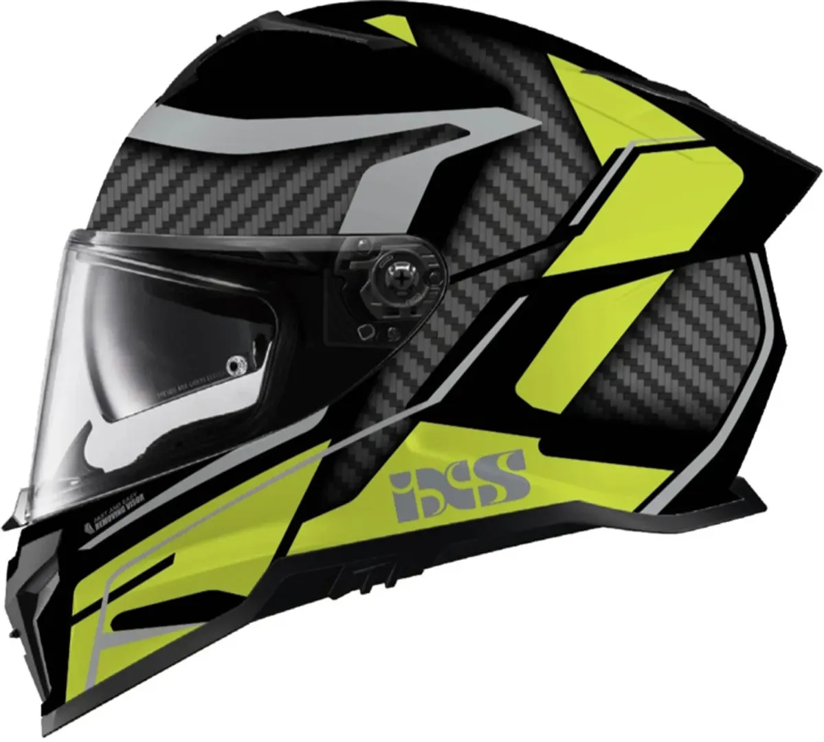 IXS iXS912 SV 2.0 Blade Helm, schwarz-gelb, Größe XS für Männer