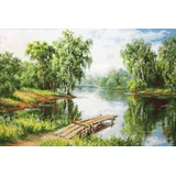 Lucas Luca-S B548 Cooler Ort Kreuzstichset, Baumwolle, mehrfarbig, 48x32,5cm