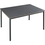 [en.casa] Esstisch Lindesberg für 4 Personen 120x70 cm Grau