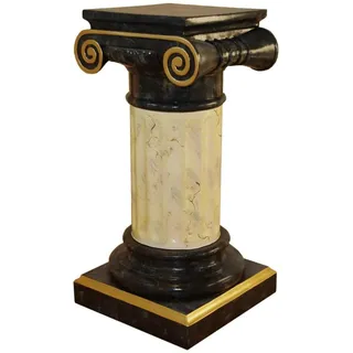 Standsäule Blumensäule Marmorsäule Antike Deko Barock Säule Höhe: 61cm Beige