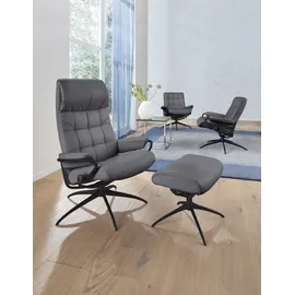 Stressless Stressless® Relaxsessel »London« Set, Relaxsessel mit Hocker, mit Hocker, High Back, mit Star Base, Gestell Schwarz Stressless® PALOMA