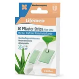 Lifemed Pflaster-Strips weiss Aloe vera 2 Größen
