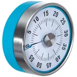 TFA Dostmann Puck Küchentimer, Eieruhr magnetisch, Timer, mit Restzeit-Anzeige, 0-60 Minuten, türkis, 38.1028.20,L 79 x B 32 x H 79 mm