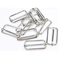 Verschieber-Regulatoren-Gurtschieber verchromt für Gurte/Bänder bis 30mm. 10 Stück. - 30