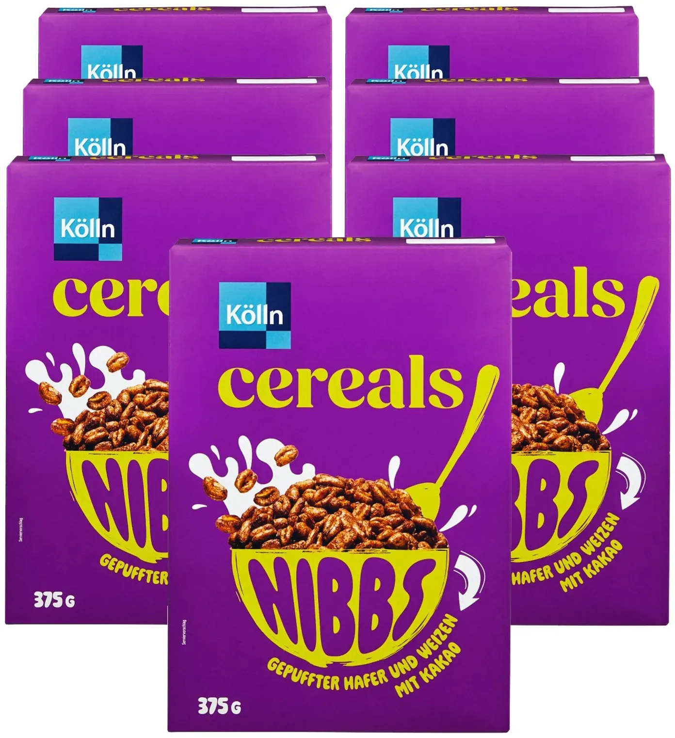 Kölln Kakao Nibbs 375 g, 7er Pack