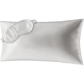 AILORIA Beauty Sleep Set Seide Weiß 40 x 80 cm + 40 x 80 cm