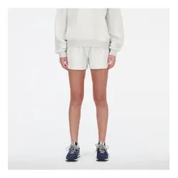 New Balance für Damen. WS41500 Französische Shorts Sport Essentials grau (M), Lässig, Sportlich, Baumwolle, Multisport, Nachhaltig