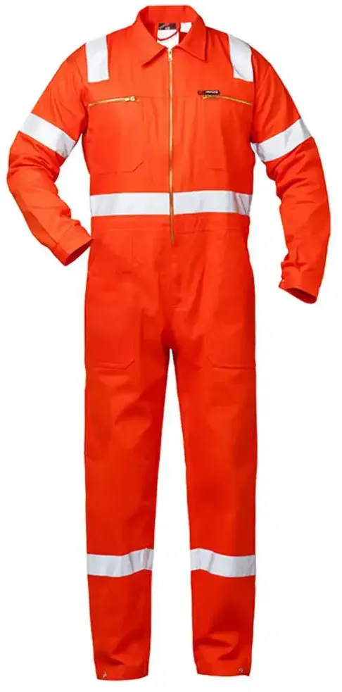 Overall mit Reflexstreifen - 64 - Orange