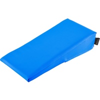 Lagerungskeil für die Hand und Arm 40x20x10/2 cm - Orthopädisches Keilkissen mit hochwertigem Kunstlederbezug I Eisblau