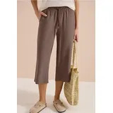CECIL 3/4 Wide Leg Hose im Loose Fit - Beige