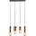 Nowa 4-flg. H 150 cm Holz schwarz vintage