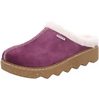 Rohde Pantoffel »FOGGIA-D«, Hausschuh, Clog mit herausnehmbarer Innensohle aus Lammwolle Gr. 43, violett, , 77629809-43