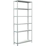 SCHULTE Regalwelt Schulte Steck-Grundregal 230 cm x 100 cm x 35 cm Weiß