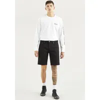 Levi's 405 Standard Kurze Jeans All Black Adv Sho 33 10