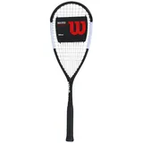 Wilson Squashschläger Hammer UL (129g/grifflastig) schwarz - besaitet schwarz