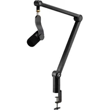 Logitech G Yeticaster GX Dynamic Supercardioid Gaming-Mikrofon mit Schwenkarm, RGB-Beleuchtung und LIGHTSYNC, USB-Mikrofon im Broadcast-Stil für PC und Mac, für Aufnahmen und Streaming - Schwarz