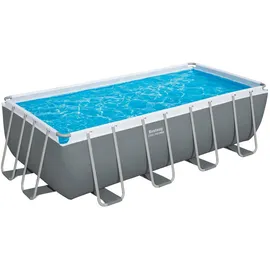 BESTWAY Steel Pro MAX Frame Pool Set 488 x 244 x 122 cm inkl. Sandfilteranlage