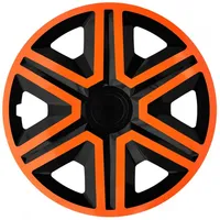 NRM Radzierblende Action schwarz/orange 14 Zoll 4er Set