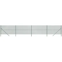 vidaXL Maschendrahtzaun Grün 2,2x10 m