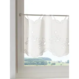 Heine Querbehang in weiß | Gr.: 45-x-90-cm