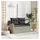 vidaXL Gartensofa Loungesofa hellgrau