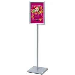 SHOWDOWN Displays Showdown Infoständer Design Standard - DIN A3 - Aluminium / Stahl - Silber