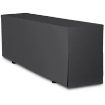 TexDeko Biertischhusse Premium für Bierzeltgarnitur 220 x 70cm Blickdicht waschbar (Anthrazit)