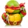Numskull Games Numskull Teenage Mutant Ninja Turtles Tubbz PVC Figur Raphael Boxed Edition 10 cm