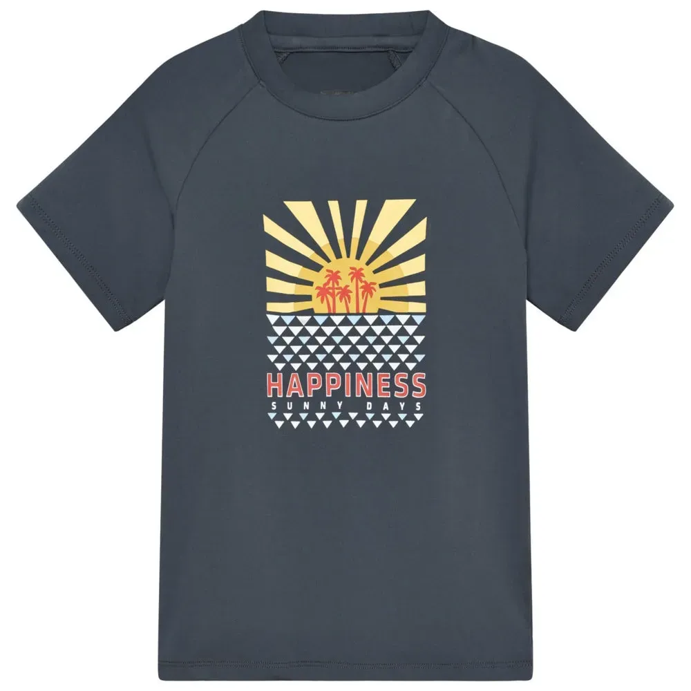 ColorKids Print T-Shirt Kinder - grau-1922 / 140