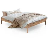 byoak Massivholzbett, Wildeiche, Holz, Echtholz,Eiche, 200x200 cm, Schlafzimmer, Betten