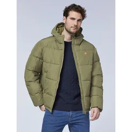 Polo Sylt Jacke dunkelgrün / hellorange XL
