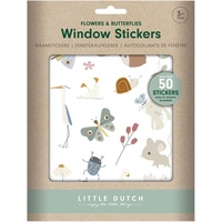 Little Dutch Fenster Aufkleber Flowers & Butterflies