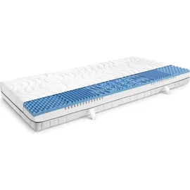 sleezzz 7 Zonen Viskoelastik-Matratze Sleezzz Smart 180 x 200 cm, Höhe 18 cm, Härtegrad H3 mit Air Memoryschaum + 2 x Sleezzz® Smart höhenverstellbares...