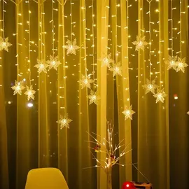 Montegoni Lichtervorhang 2,3 m Kunststoff 2,3 m Warmweiß