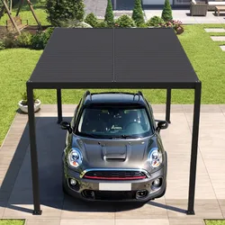 empasa Carport / Terrassenüberdachung Aluminium - Pergola mit Lamellendach - Lamellenpergola