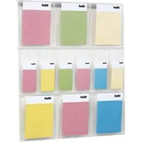 Helit Wandprospekthalter the placativ transparent DIN A4, 1/3 DIN A4 85,2 x 5,4 x 97,8 cm, 1 St.