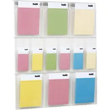 Helit Wandprospekthalter the placativ transparent DIN A4, 1/3 DIN A4 85,2 x 5,4 x 97,8 cm, 1 St.