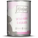 MjAMjAM Leckere Mahlzeit 200g Dose Katzennassfutter 6 x 200 Gramm saftiges Huhn und Wildlachs